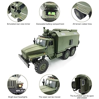 1970〜80's B-15 model Filled Military BZ Mostop Rc Military Truck 1:16 Scale Remote Control Army Car